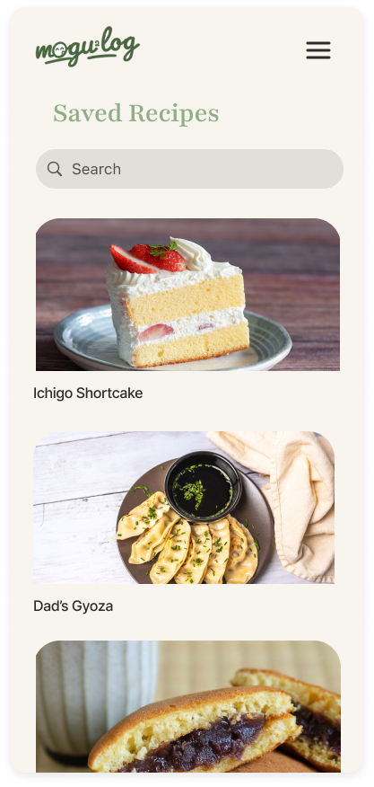 Saved Recipes
